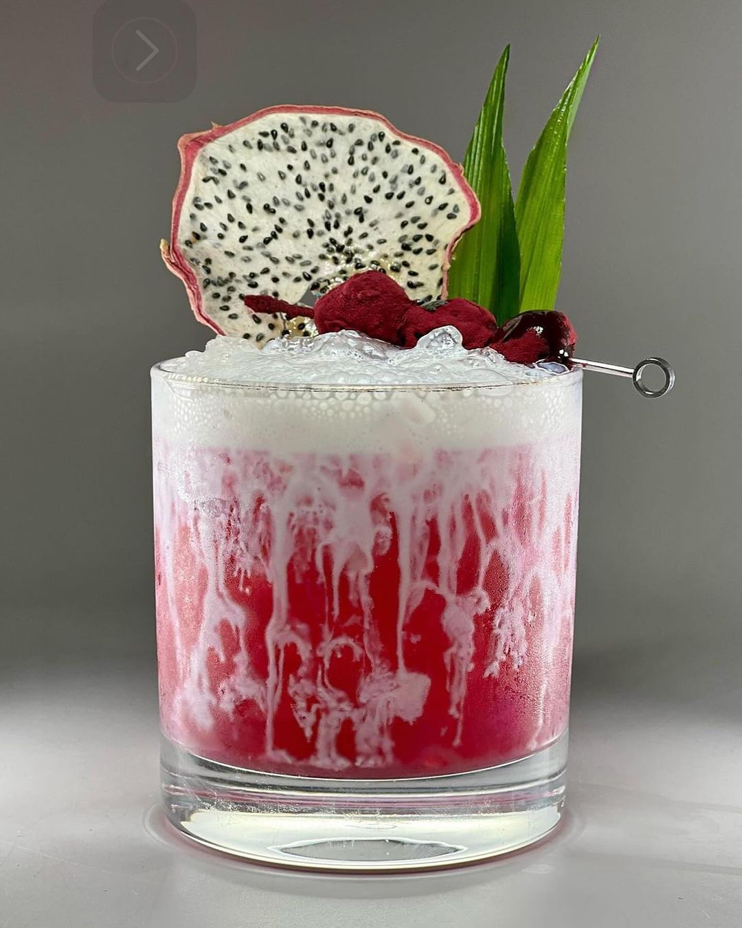 Nim’s Dehydrated Dried White Dragon Fruit cocktail garnish by Nim's Naturally, air-dried whole-fruit slices