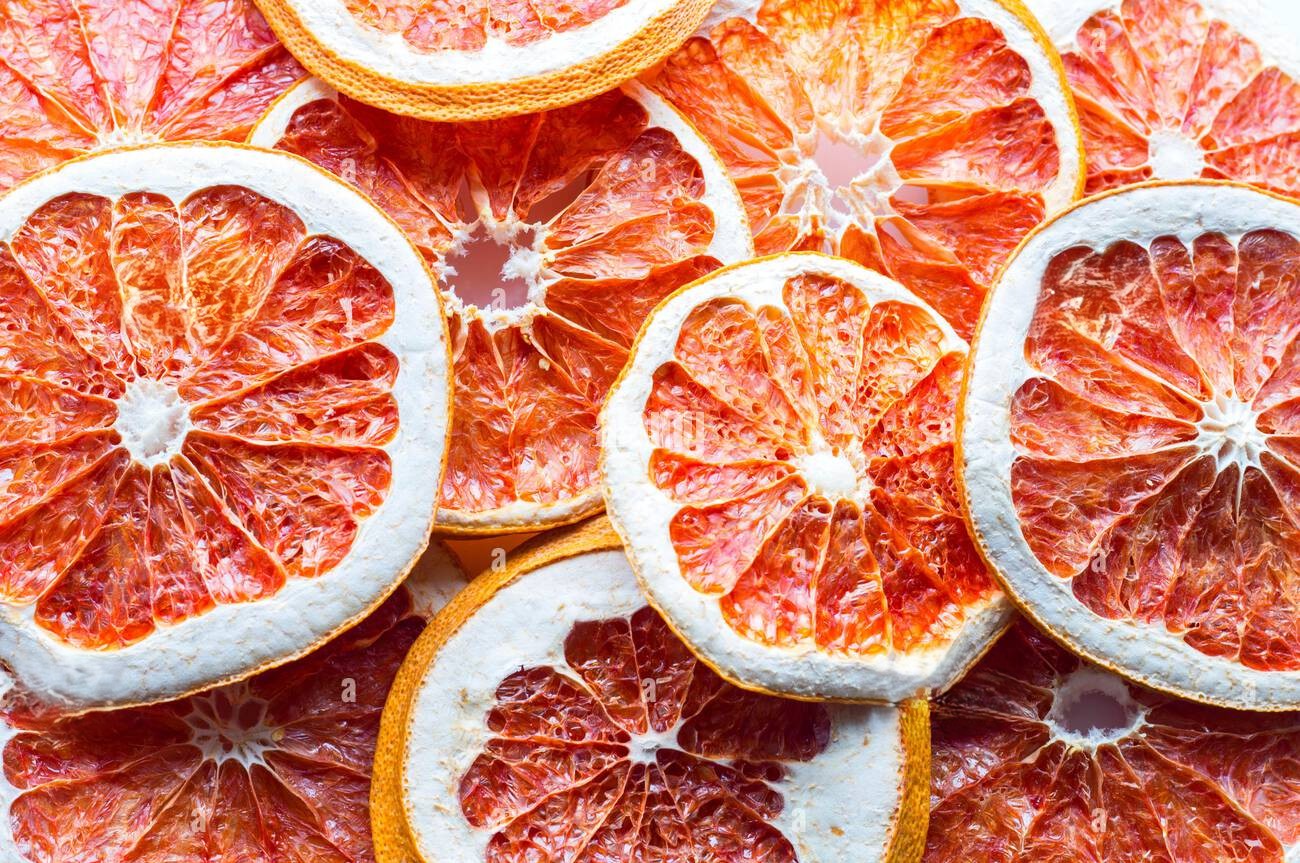 Nim's air-dried grapefruit slices in clear resealable pack