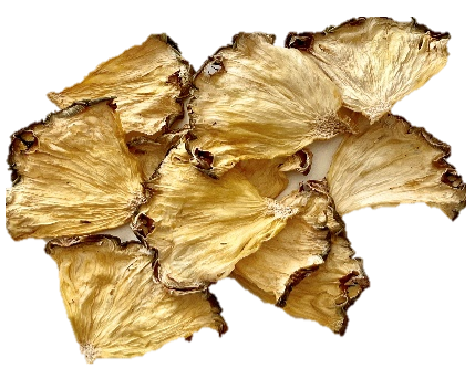 Nim's air-dried cocktail pineapple quarters in clear resealable pack