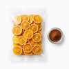 50 dried orange slices with Christmas spice dust jar