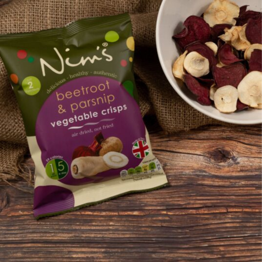 Nim's Beetroot and Parsnip Crisps 1X18g