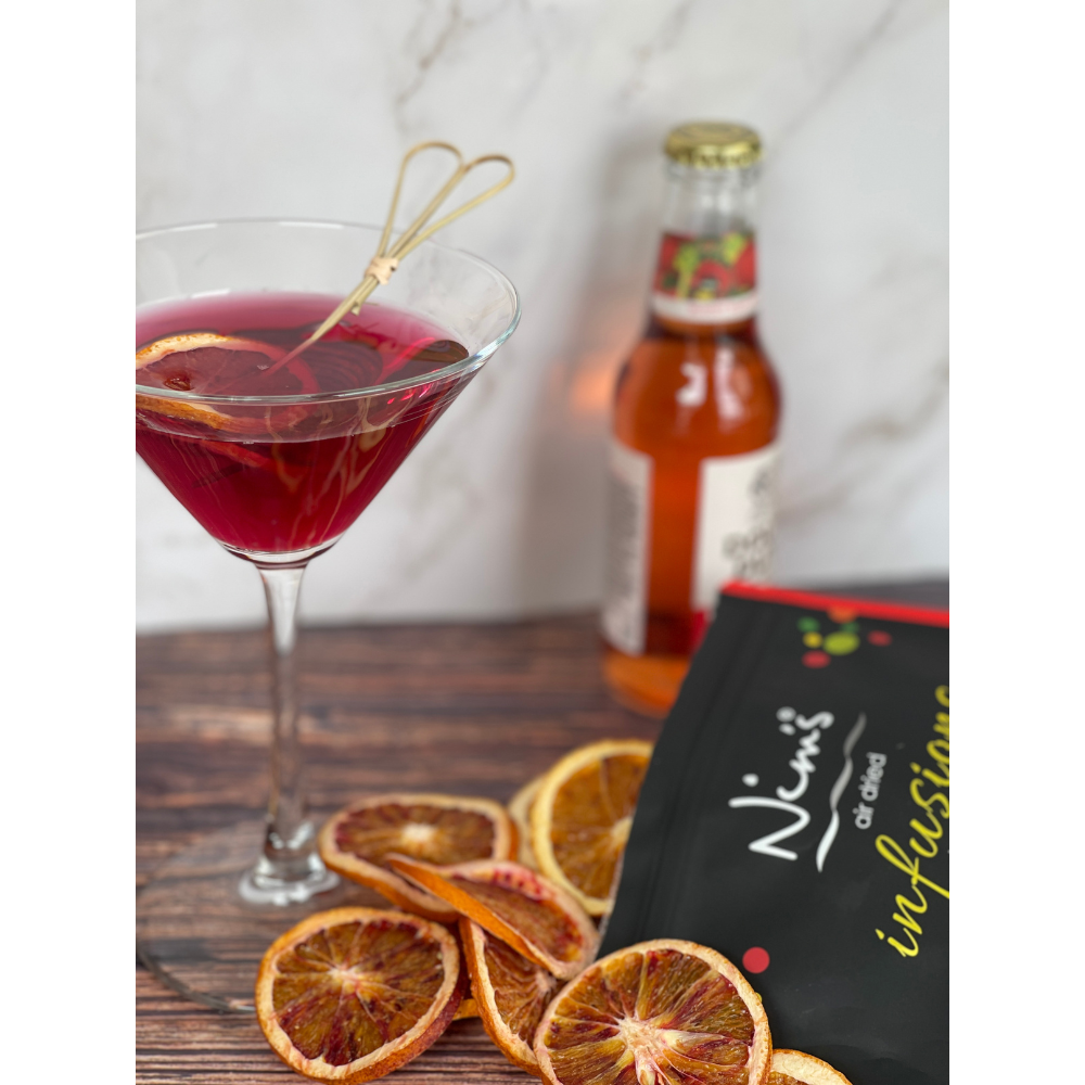 Nim’s Air Dried Blood Orange Cocktail Drink Garnish Slices - Multipack Box of 12X50g