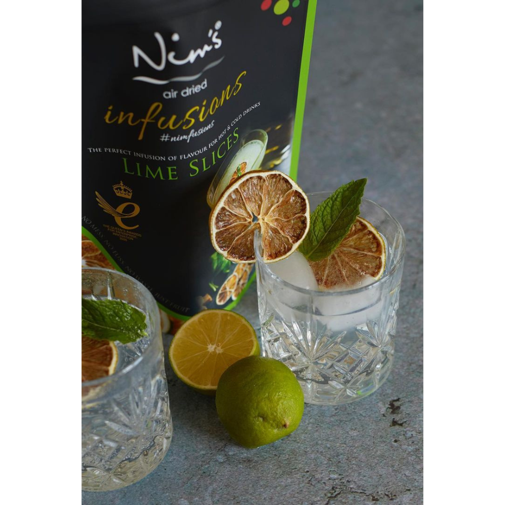 Nim’s Air Dried Lime Cocktail Drink Garnish Slices 1X50g