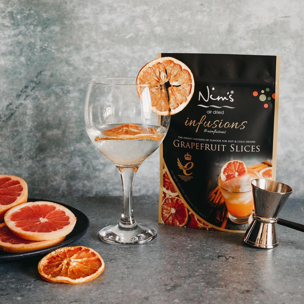 Nim’s Air Dried Grapefruit Cocktail Drink Garnish Slices 1X50g