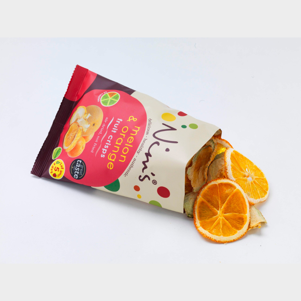 Nim's Melon and Orange Crisps - Multipack Box of 6X22g