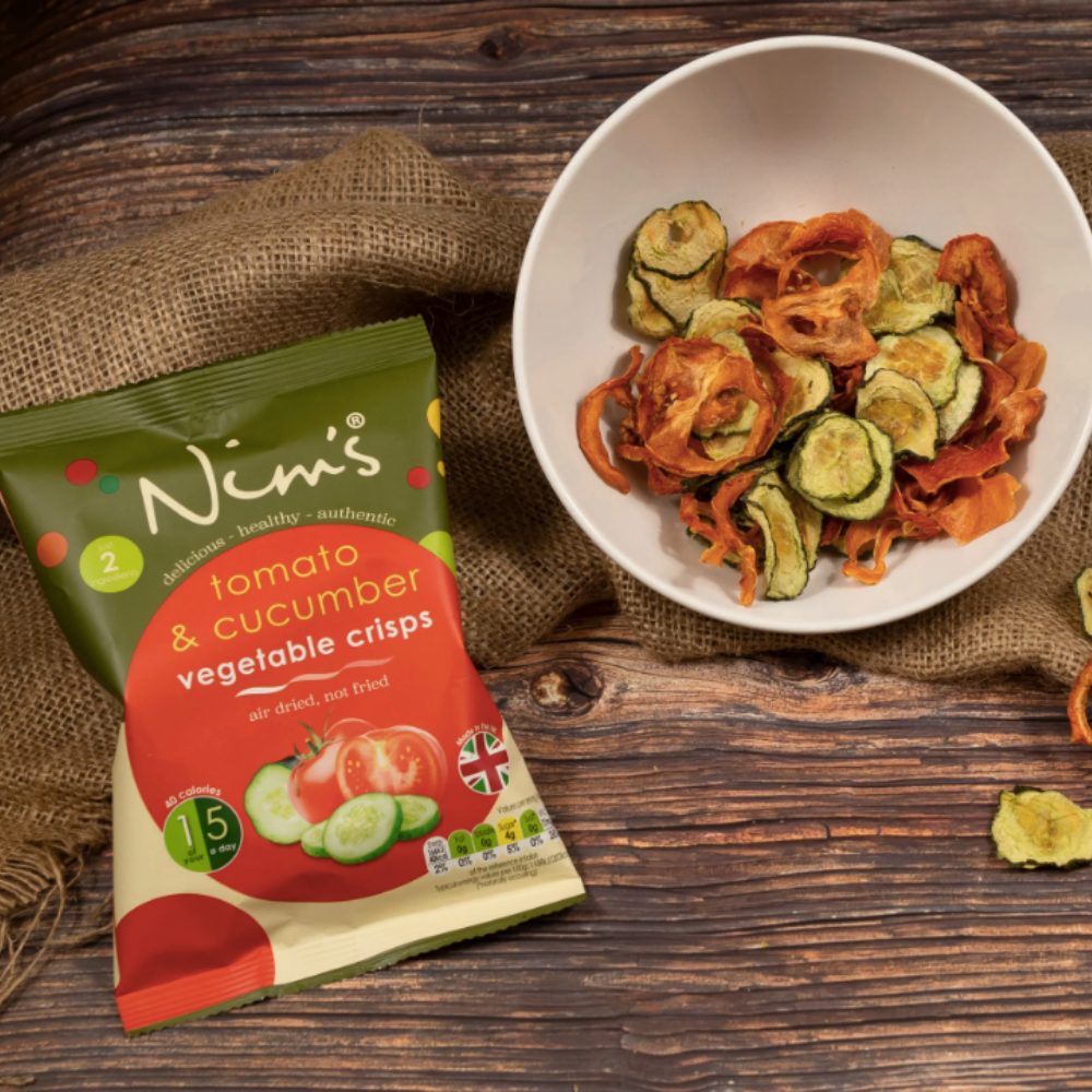 Nim's Tomato and Cucumber Crisps 1X14g