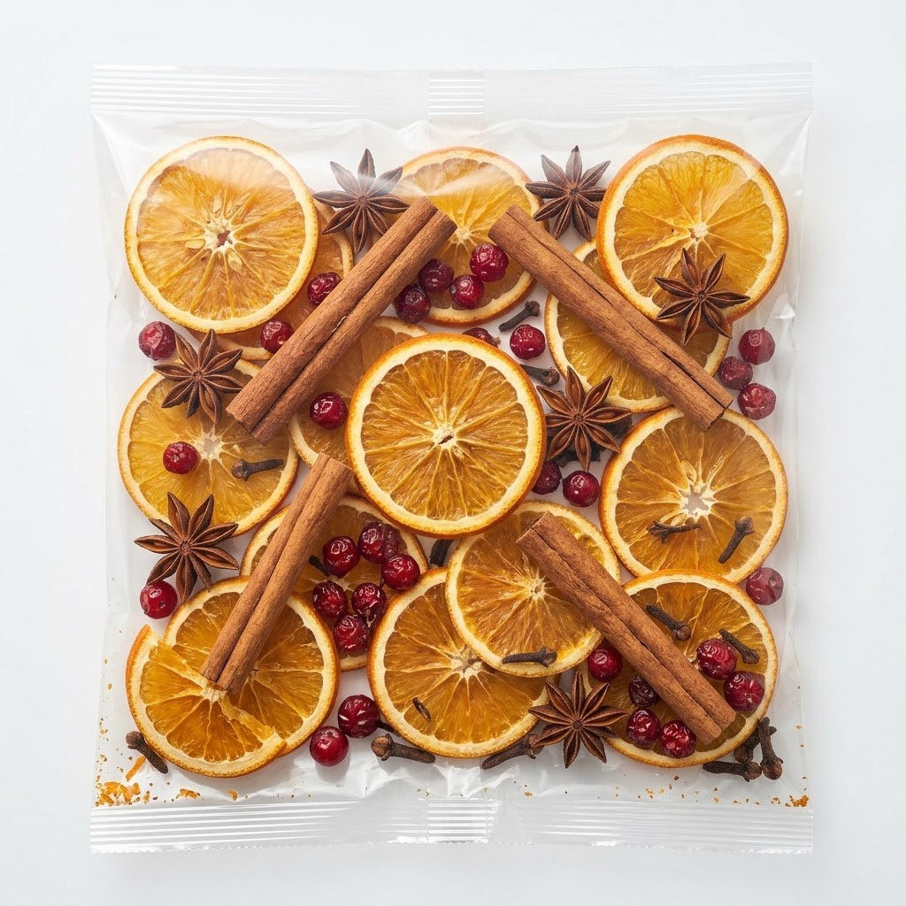 Orange mulled wine kit, party size